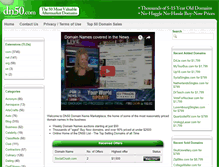 Tablet Screenshot of dn50.com